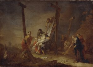 A descida da cruz de Johann Rosso Januarius Zick