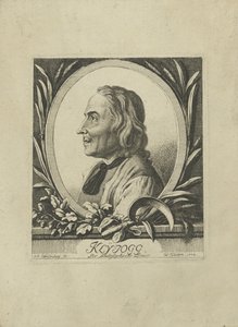 Retrato de Jakob Kleinjogg Gujer 1718-1785, 1772. de Johann Rudolf Schellenberg