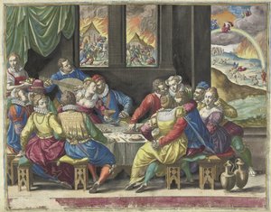 A humanidade à espera do Juízo Final
Ita erit et adventus filii hominis (título sobre o objecto) de Johann Sadeler (I)