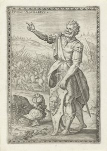 Judas Maccabeus
Ivdas Machabevs (título sobre o objecto)
Pessoas do Antigo Testamento (título da série) de Johann Sadeler (I)
