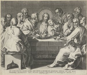 Última Ceia de Johann Sadeler (I)