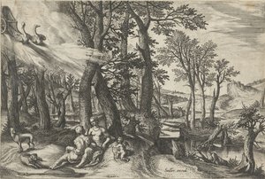 Vénus e Adónis de Johann Sadeler (I)