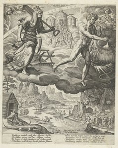 Vento Sul
Meridies (título sobre o objecto)
Os quatro ventos (título da série) de Johann Sadeler (I)