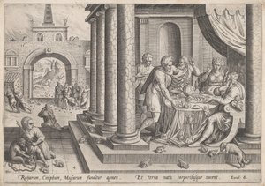 A praga das rãs, c.1585.