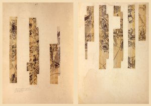 Fragmentos de globo celeste. LOC 2016586440 de Johann Schöner
