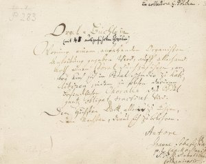 Capa do livreto de órgãos. Por volta de 1700-1719 de Johann Sebastian Bach