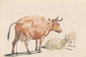 The Pissing Cow, 1690s. de Johann Teyler