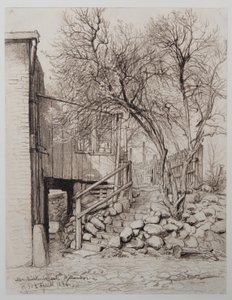 Colina do antigo moinho perto de Millernthor de Johann Theobald Riefesell
