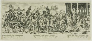 O triunfo de Baco de Johann Theodor de Bry