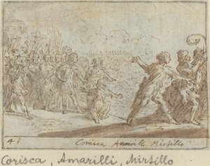 Corisca, Amarilli e Mirtillo, 1640.