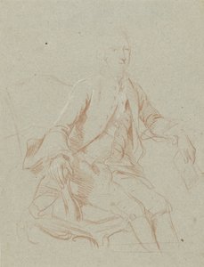 Cavalheiro sentado com livro de Johann Wilhelm Böttner