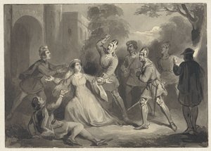 Assassinato de Alida van Poelgeest, 1392 de Johann Wilhelm Kaiser (I)