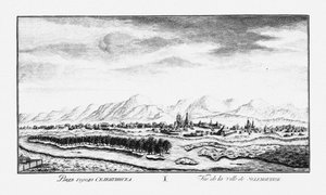 Vista de Selenginsk, ca 1735