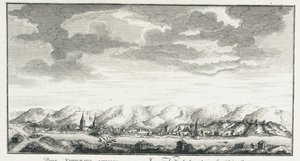 Vista da fortaleza de Udinskoye, ca 1735
