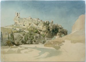 Vista de Vaison-la-Romaine de Johann Wilhelm Schirmer