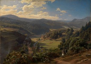 O vale de Geroldsau, perto de Baden-Baden
