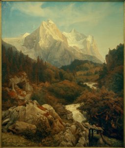 Johann Wilhelm Schirmer, o Wetterhorn