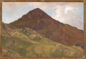 Paisagem desolada de alta montanha de Johann Wilhelm Schirmer