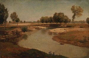 Paisagem rural de Johann Wilhelm Schirmer