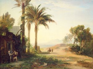 A partida do homem para Jericó (manhã) c.1856