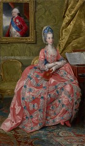 Retrato da arquiduquesa Maria Amalia da Áustria, Duquesa de Parma, c.1778 de Johan Joseph Zoffany
