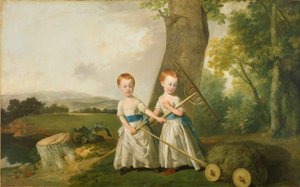 As crianças sem corte, c.1766-80 de Johan Joseph Zoffany
