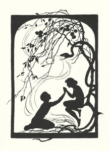 Silhueta de Johanna Beckmann (litografia)