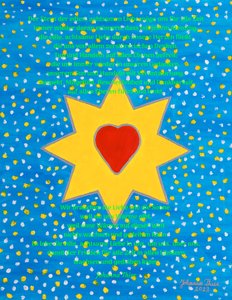 A estrela do amor nobre e atento
