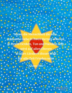 A estrela que traz a luz do amor nobre e atento