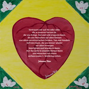 A Mensagem de Paz de Rosental para a Paz Mundial - Versão 2 de Johanna Thier