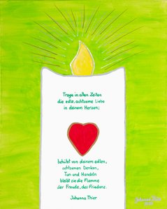 Vela que traz a paz de Johanna Thier