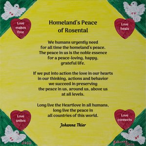 A paz da pátria de Rosental de Johanna Thier