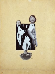 Vénus no Jogo dos Reis - Johannes Theodor Baargeld (Zentrodada) (1892-1927). Colagem de Johannes Baargeld