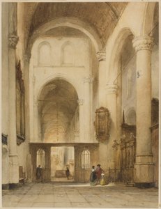 Interior da igreja de Johannes Bosboom