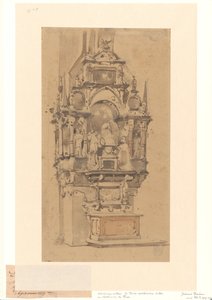 O Altar de Todos os Santos em Trier. Catedral
