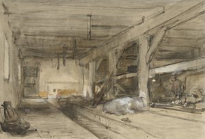 Stalinterieur de Johannes Bosboom