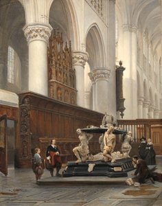 O Coro do O.L.-Vrouwekerk em Breda com o Túmulo de Engelbert II de Nassau
O Coro da Igreja de Nossa Senhora em Breda com o Túmulo de Engelbert II de Nassau