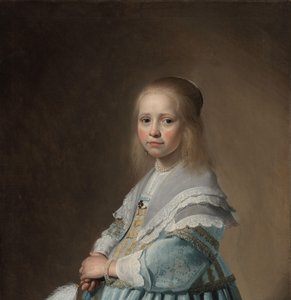 Retrato de uma menina vestida de azul Retrato de uma garota de azul