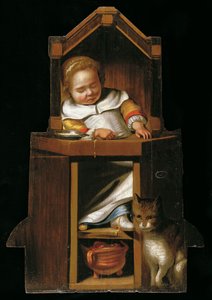 Bebê dormindo na cadeira de Papa