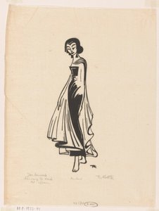 Início da dança, ascendente (título original sobre o objecto)
Dançarino javanês (título original da série sobre o objecto) de Johannes Frederik Engelbert ten Klooster (signed by artist)