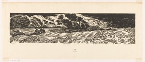 Bandjir (título original no objeto) de Johannes Frederik Engelbert ten Klooster (signed by artist)