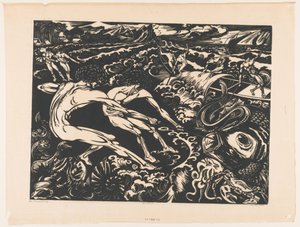 Os Pescadores (título original no objeto) de Johannes Frederik Engelbert ten Klooster (signed by artist)