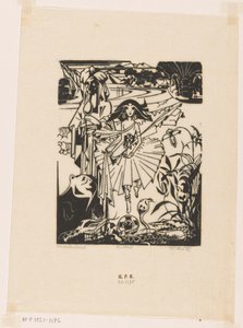 Hindoedanseres (título original no objeto) de Johannes Frederik Engelbert ten Klooster (signed by artist)