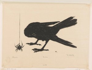 Kauw (título original no objeto) de Johannes Frederik Engelbert ten Klooster (signed by artist)