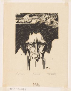 Papoea (título original sobre o objecto) de Johannes Frederik Engelbert ten Klooster (signed by artist)