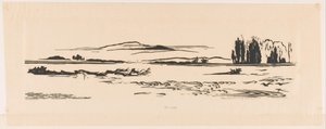 Riviermonding N. N. Guiné (título original no objeto) de Johannes Frederik Engelbert ten Klooster (signed by artist)