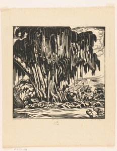 Waringin (título original no objeto) de Johannes Frederik Engelbert ten Klooster (signed by artist)