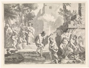 Baptismo de Cristo
Representações bíblicas, mitológicas e alegóricas (título da série) de Johannes Glauber