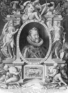Retrato de Rudolph II (1576-1612) de Johannes Hausser von Ach