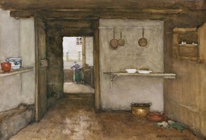 Interior da cozinha, c.1899